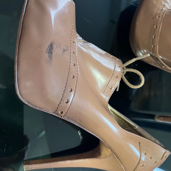 Report Signature peep toe lace up Oxford spike heel - Picture 4 of 11